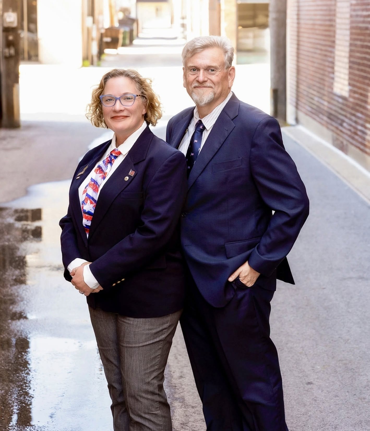 Judy and David Pearson, owners of Judy's Insurance
